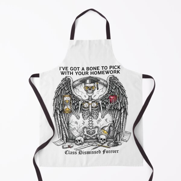 Item preview, Bone to Pick Homework Skeleton Art | Dark Humor Halloween Design designed and sold by AnnDesignStudio.