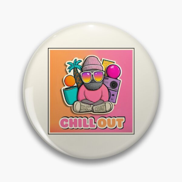 Item preview, Chill out, colorful cartoon style artwork designed and sold by silent-violin.