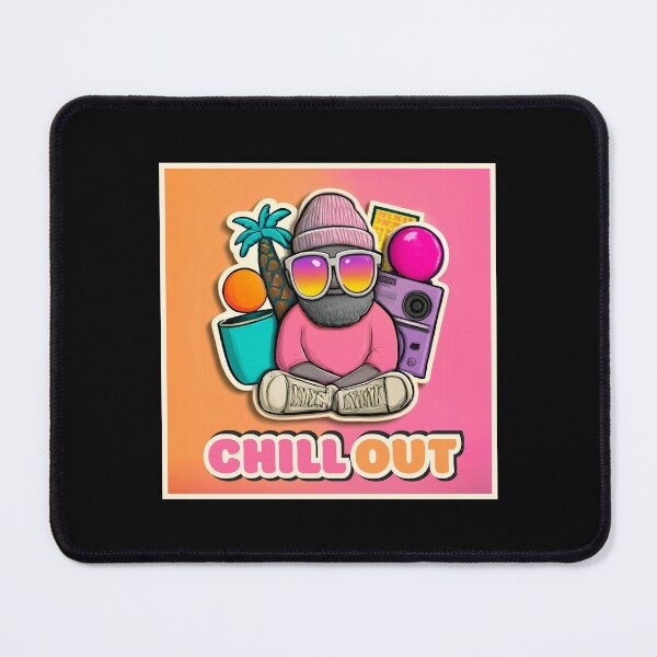 Item preview, Chill out, colorful cartoon style artwork designed and sold by silent-violin.