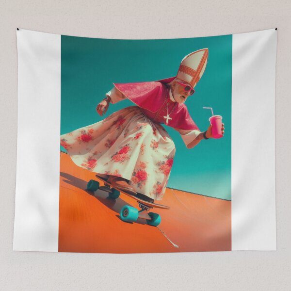 Item preview, "Skate or Pray: The Mitre Mayhem Ramp Revival!" designed and sold by Print Fiction.