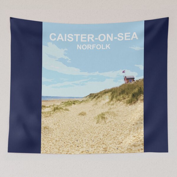 Item preview, Caister on Sea, Norfolk.  Travel poster East Anglia designed and sold by BarbaraGlebska.