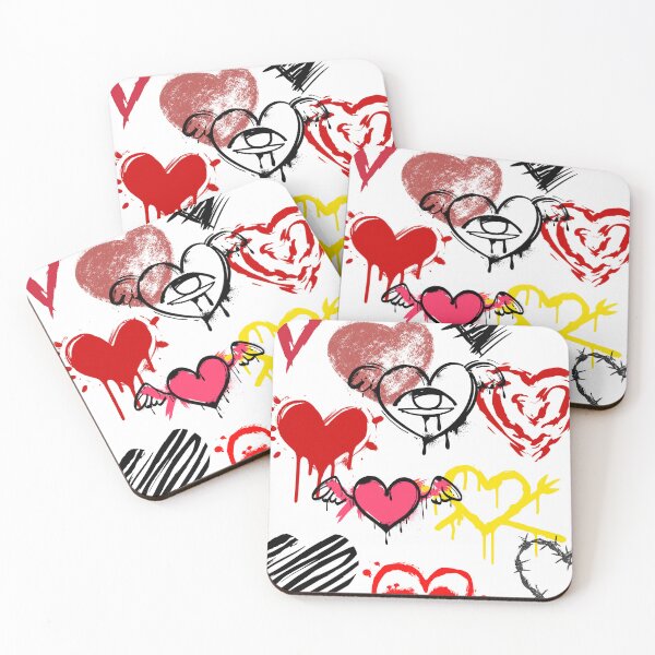 Item preview, Street Art Love Graffiti Hearts Grunge designed and sold by aubrey-stevens.