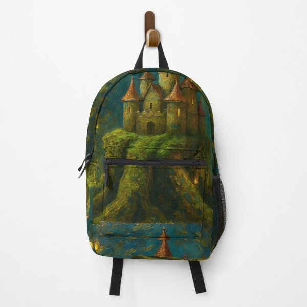 Item preview, Enchanted Twilight Castle – Whimsical Forest Fantasy Art designed and sold by Psycho-Crazy.