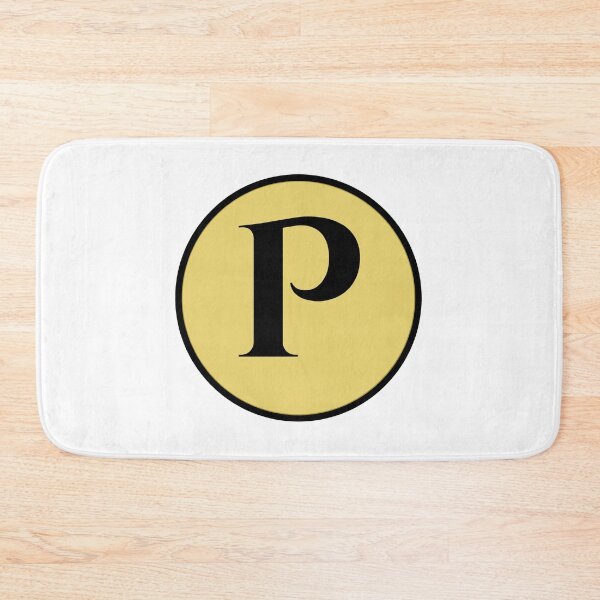 Item preview, Vintage Gold P Monogram designed and sold by rustyroofco.