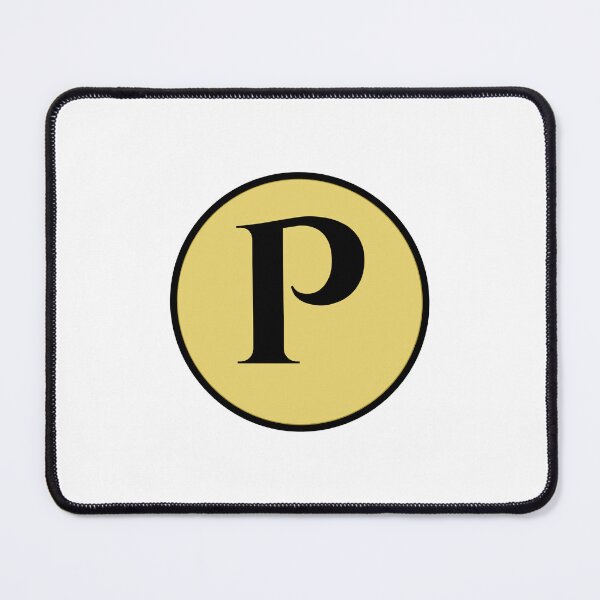 Item preview, Vintage Gold P Monogram designed and sold by rustyroofco.