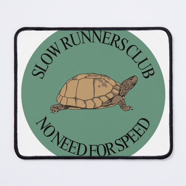 Item preview, Slow Runners Club Turtle designed and sold by gracesbookmarks.