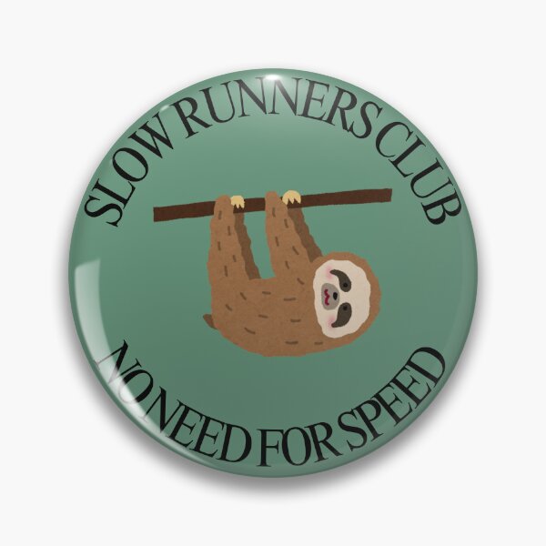 Item preview, Slow Runners Club Sloth designed and sold by gracesbookmarks.