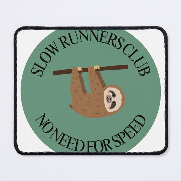 Item preview, Slow Runners Club Sloth designed and sold by gracesbookmarks.