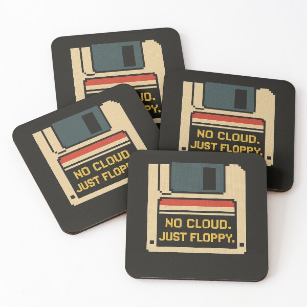 Item preview, Retro No Cloud Just Floppy designed and sold by Wolf on the Stroke.