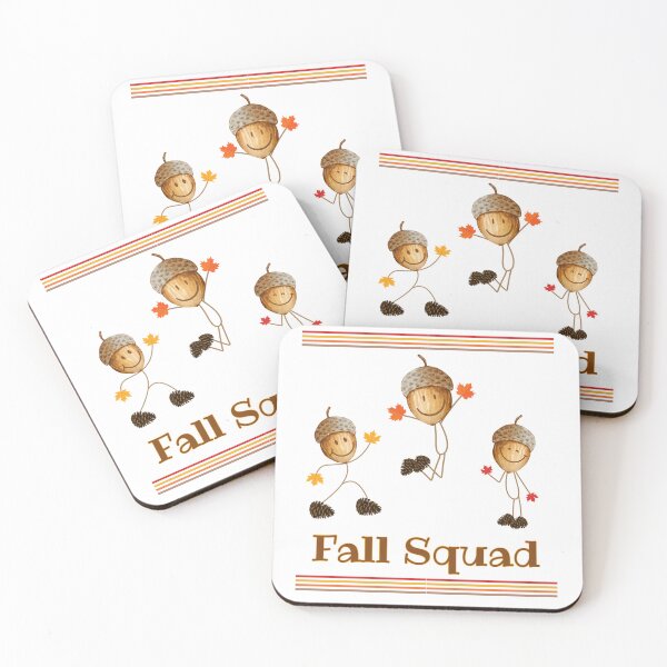 Item preview, Fall Squad Goals | Cute Acorn Friends designed and sold by SunandShade.