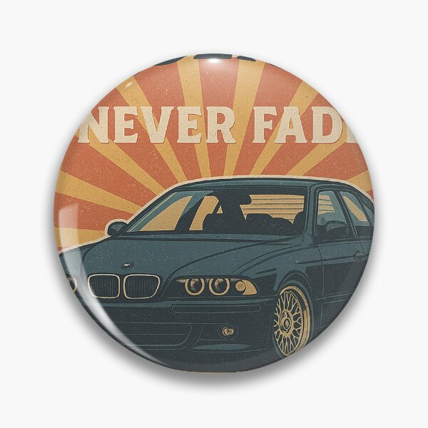 Item preview, Retro E39-Inspired Design with Vintage Background & Bold Typography – Badge-Free Artwork designed and sold by fjurcev.
