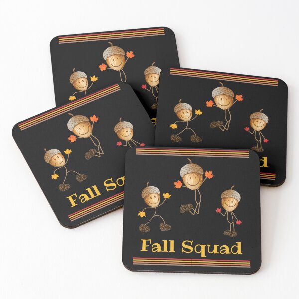 Item preview, Fall Squad Goals | Cute Acorn Friends designed and sold by SunandShade.