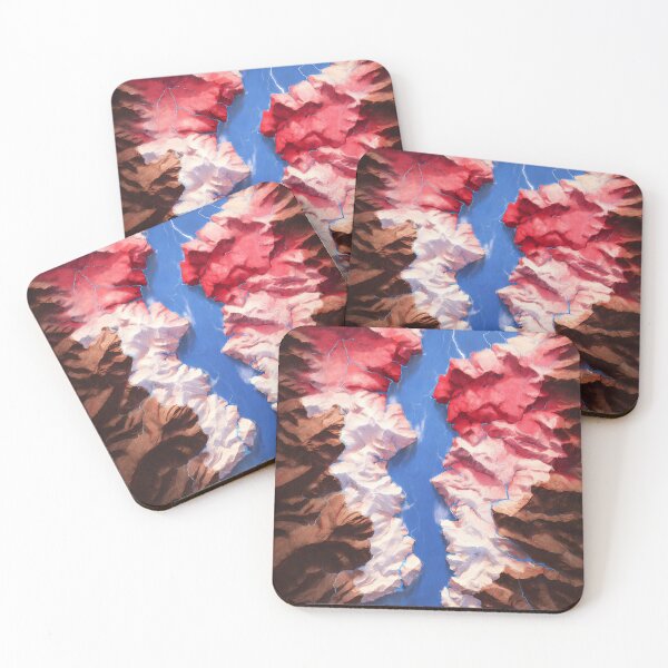 Item preview, Majestic Canyon Lightning Over Vibrant Red Rocky Peaks designed and sold by EL-Lebedenko.