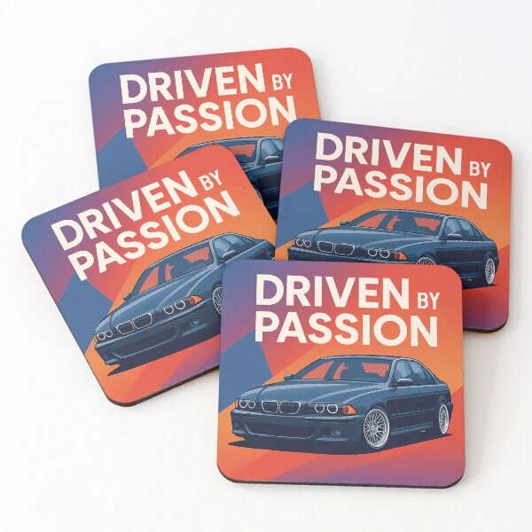 Item preview, Modern e39 Sports Sedan Inspired Design – Clean Artwork with Bold Typography designed and sold by fjurcev.