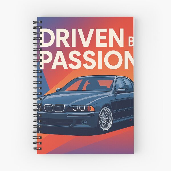 Item preview, Modern e39 Sports Sedan Inspired Design – Clean Artwork with Bold Typography designed and sold by fjurcev.