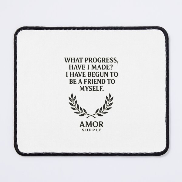 Item preview, Seneca Stoic Quote – “A Friend to Myself” | Amor Supply designed and sold by Amor Supply.