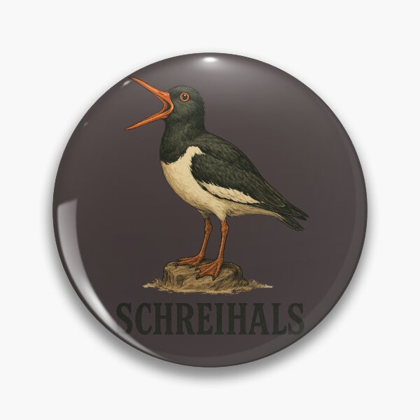Item preview, Screamer Design – Funny Bird Illustration Print designed and sold by Fies-und-Fein.