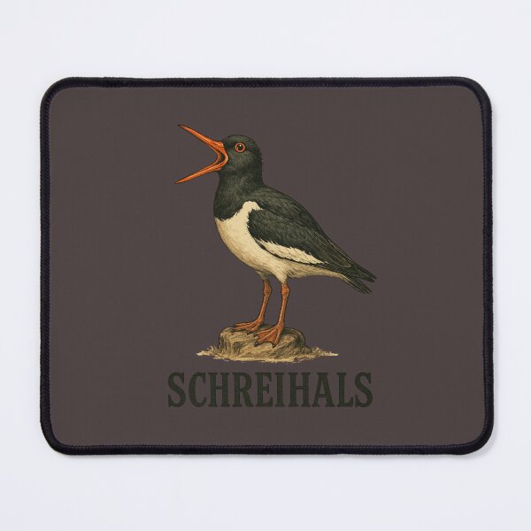Item preview, Screamer Design – Funny Bird Illustration Print designed and sold by Fies-und-Fein.