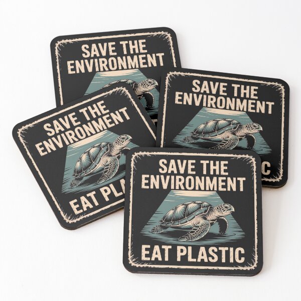 Item preview, Save the Environment, Eat Plastic designed and sold by teevoxx.