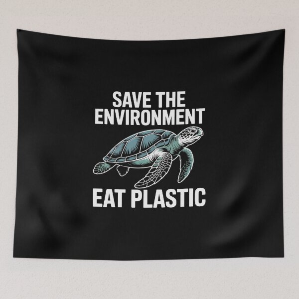 Item preview,  Save the Environment, Eat Plastic designed and sold by teevoxx.