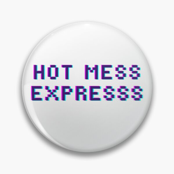 Item preview, "Hot Mess Express" text designed and sold by Groovytimeco.