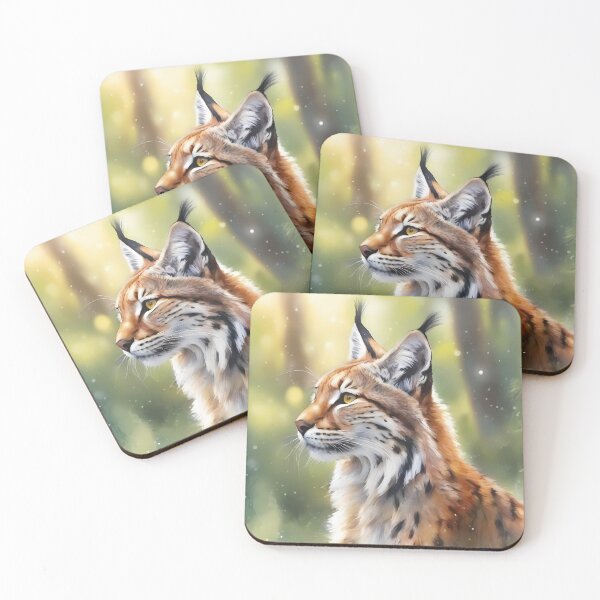 Item preview, Lynx in Forest designed and sold by CalmnessbyChoice.