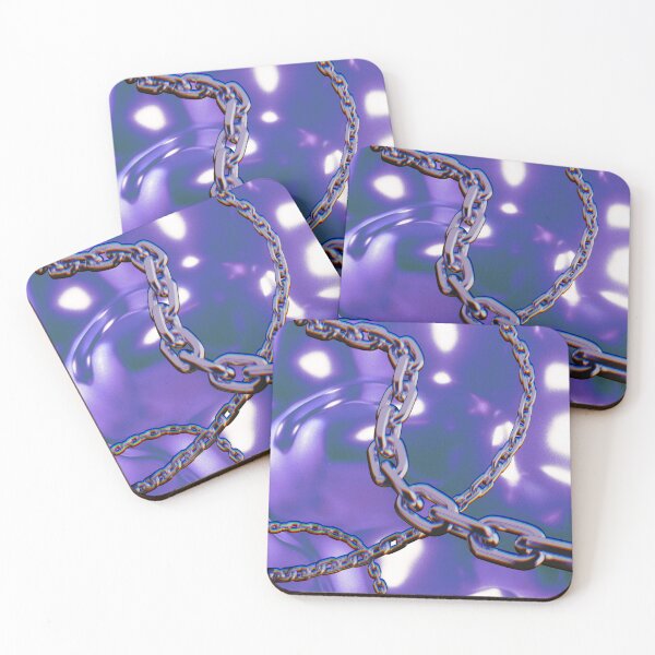 Item preview, Trippy Psychedelic Purple Chains designed and sold by Spooks Looks.