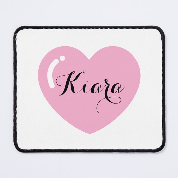 Item preview, Kiara Name with Pink Heart  designed and sold by Monika Howarth.