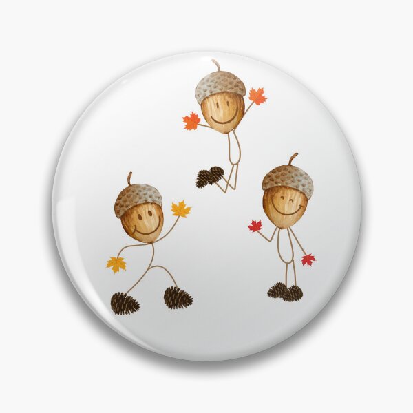Item preview, Cute Acorn Friends | Autumn | Fall | Happy | I Love Fall designed and sold by SunandShade.