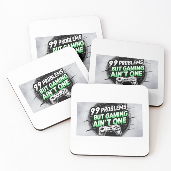 Item preview, 99 Problems But Gaming Ain’t One – Funny Gamer T-Shirt designed and sold by Respawned.