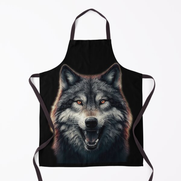 Item preview, Ember-Eyed Wolf of the Void (No background, Transparent) designed and sold by nikkolaus.