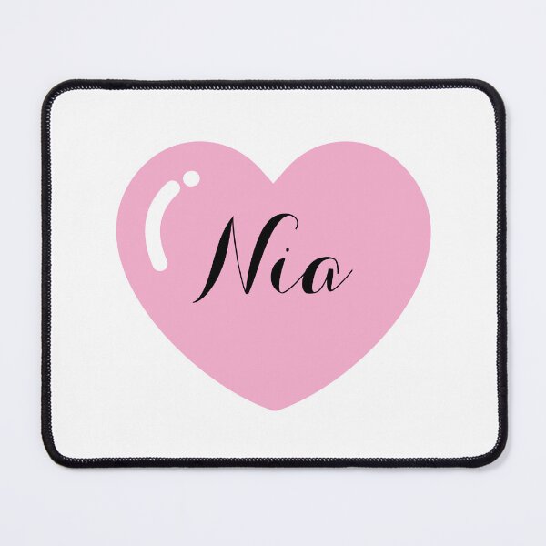 Item preview, Nia Name with Pink Heart  designed and sold by Monika Howarth.