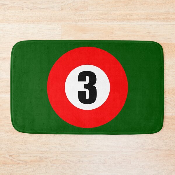 Item preview, Number Three 3 Ball Design Logo Pool Billiards  designed and sold by Lartheviking.
