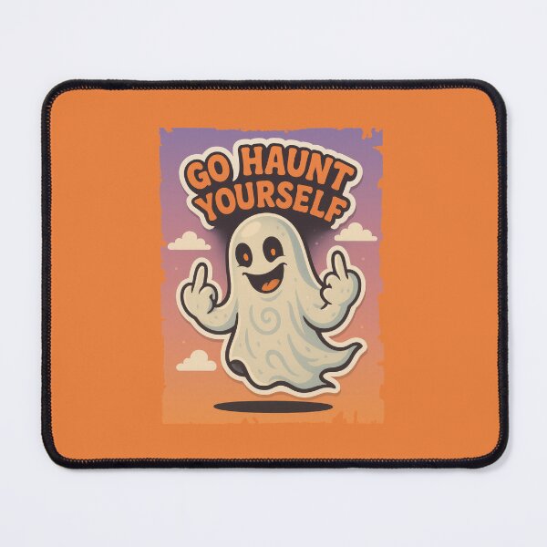 Item preview, Funny Ghost Go Haunt Yourself Design designed and sold by Enea Kelo.