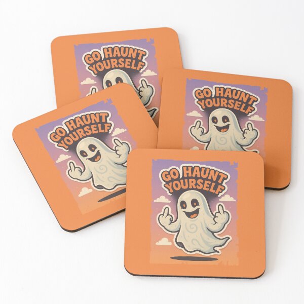 Item preview, Funny Ghost Go Haunt Yourself Design designed and sold by Enea Kelo.