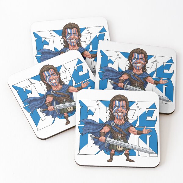 Item preview, Funny caricature Freedom Braveheart Mel Gibson designed and sold by vectorlove.