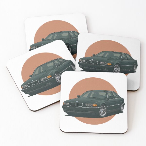 Item preview, Car E38 750i Art – Classic Luxury Car Illustration with Modern Touch designed and sold by fjurcev.