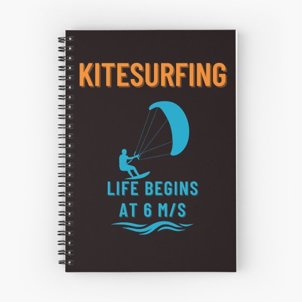 Item preview, Funny Kitesurfing Tee - Life Begins at 6 m/s | Gift for Kiteboard & Beach Lovers designed and sold by MojNetSerwis WWK.