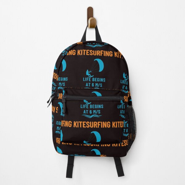 Item preview, Funny Kitesurfing Tee - Life Begins at 6 m/s | Gift for Kiteboard & Beach Lovers designed and sold by MojNetSerwis WWK.