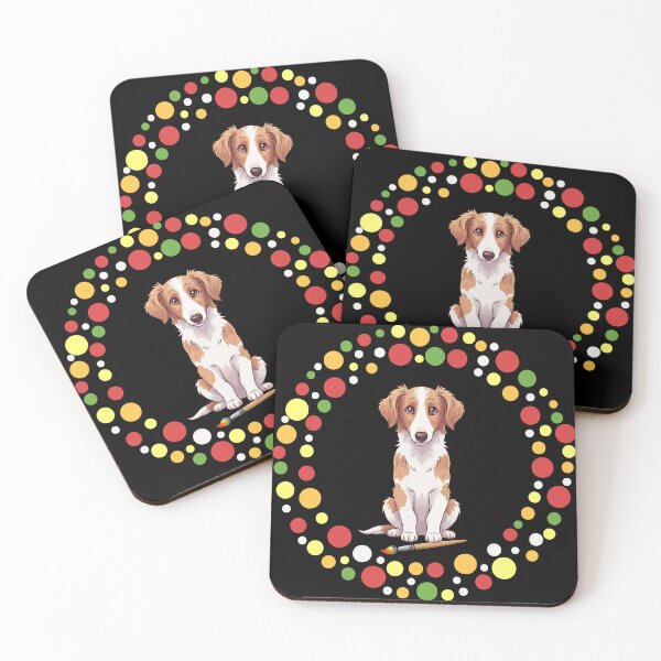 Item preview, Celebrate Dot Day with My Borzoi | Colorful Dog Art designed and sold by The Real Life Symphony.