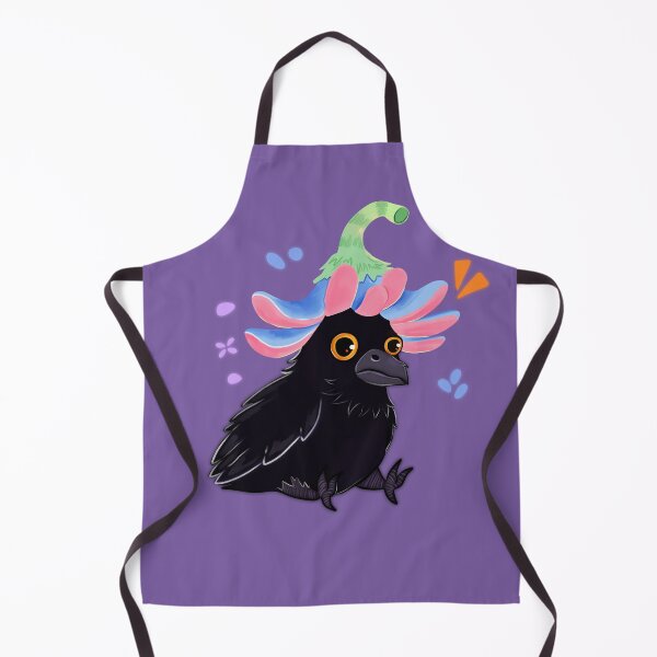 Item preview, Cute Crow with Flower Hat – Whimsical Bird Illustration designed and sold by Ladytaleart.
