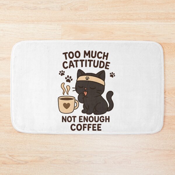 Item preview, Vet life - too much cattitude, not enough coffee designed and sold by Bettybee00.