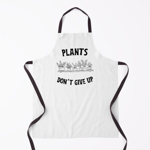 Item preview, House plants don't give up (black text) designed and sold by todayifeelbitchy.