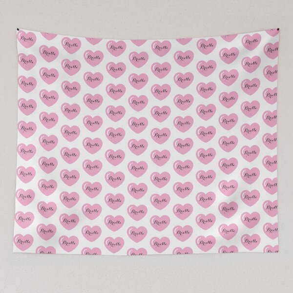 Item preview, Brielle Name with Pink Heart  designed and sold by Monika Howarth.