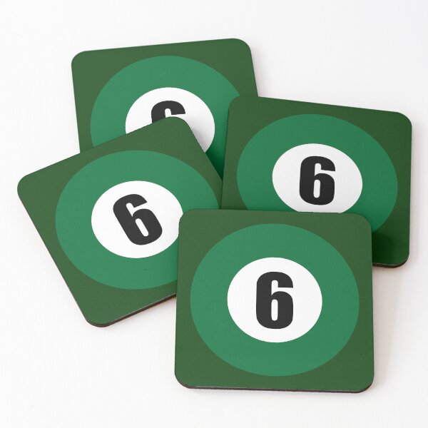 Item preview, Number Six 6 Ball Design Logo Pool Billiards  designed and sold by Lartheviking.