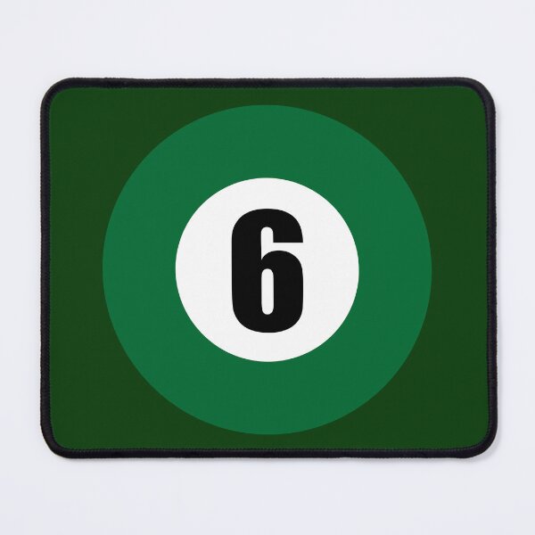 Item preview, Number Six 6 Ball Design Logo Pool Billiards designed and sold by Lartheviking.