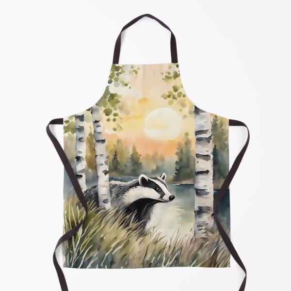 Item preview, Badger by a Forest Lake designed and sold by CalmnessbyChoice.