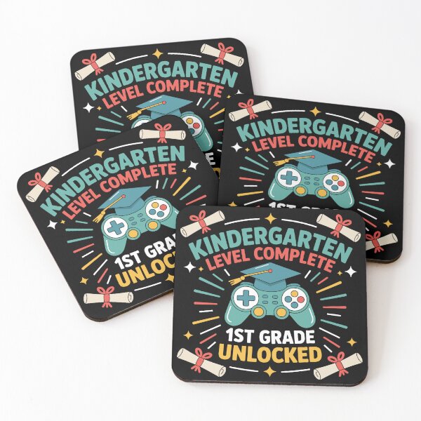 Item preview, Kindergarten Graduation Shirt - Level Complete 1st Grade Unlocked Gamer Gift designed and sold by Tee Veritas.