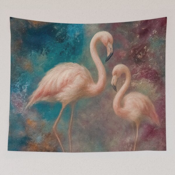 Item preview, Flamingo Serenade II designed and sold by NKArtFlow.