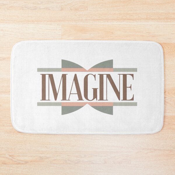 Item preview, Imagine A World: Minimalist Geometric Typography Design designed and sold by NewAspect.